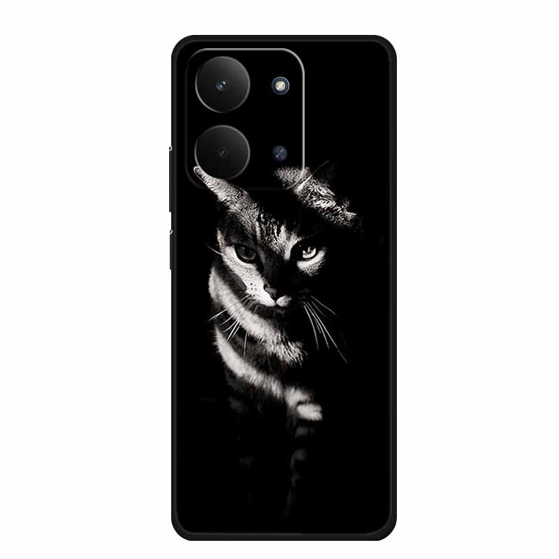 Для Xiaomi Redmi 15C 4G Чехол 15 C Funda Модный Мягкий ТПУ Черная Силиконовая Задняя Крышка Для Redmi 15C 5G 2025 Чехол для Телефона Coque Оболочка