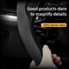 Suitable for Citroen Suede Snap-on Steering Wheel Cover Non-Slip C3 C4 X Berlingo C5 Aircross Jumper SpaceTourer Ami X Black Red