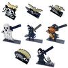 Retro Style Napkins Halloween Wooden Napkin Holder, Ghost Pumpkin Skeleton Cat Bat Tissue Dispenser, Waterproof Gothic Room Decor Tabletop