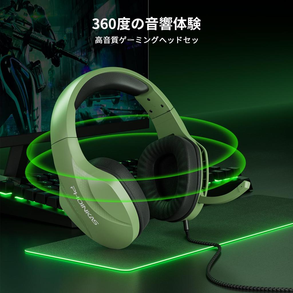 YOTMS Gaming Wired PS5 Headphones with Noise for Deep Xbox Blue [Authentic] Headset, PS4, Headphones, Mic, Cancelling, One-Click Mute, FPS, PC,