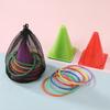 Thickened Black Conical Mesh Bucket & Drawstring Filter Bag Set