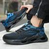 Модная ультралегкая защитная обувь для мужчин, кроссовки со стальным носком, дышащая сетка, рабочая обувь, нескользящие спортивные защитные рабочие кроссовки для мужчин и женщин