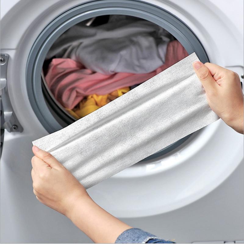 Laundry Detergent Sheets - Anti-Stringing Color Absorbent Sheets Anti-Dyeing Towel Clothes Stringing Mixing Paper