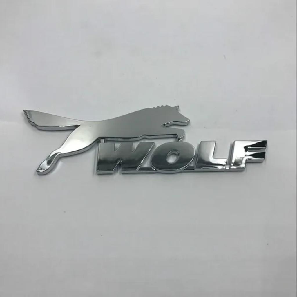 1 шт., 3D логотип волка, эмблема заднего багажника автомобиля, значок, наклейка для ford F/ocus F/iesta M/ondeo K/uga E/cosport, автоаксессуары