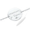 [R2558] - Silver Bracelet 'Mom I Love You' Silver White (rhodium) - 15mm