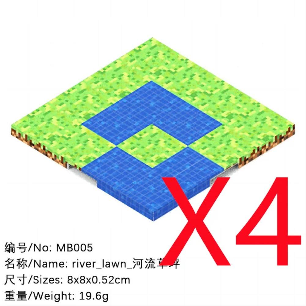 Животное Пшеничный Блок Сцена Строительство Майн Мир Магнитная Базовая Пластина Магнитные Строительные Блоки Игрушки Детские Игрушки Подарок Сделай Сам 2СМ X045