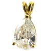 [A3222] - Gold Plated 'Crystal Drop' Pendant