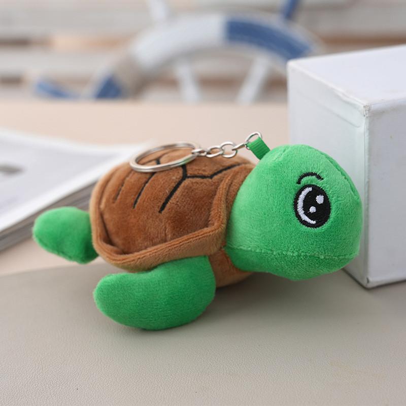 Плюшевая игрушка в виде животного на тему черепахи из короткого плюша для декора детской комнаты