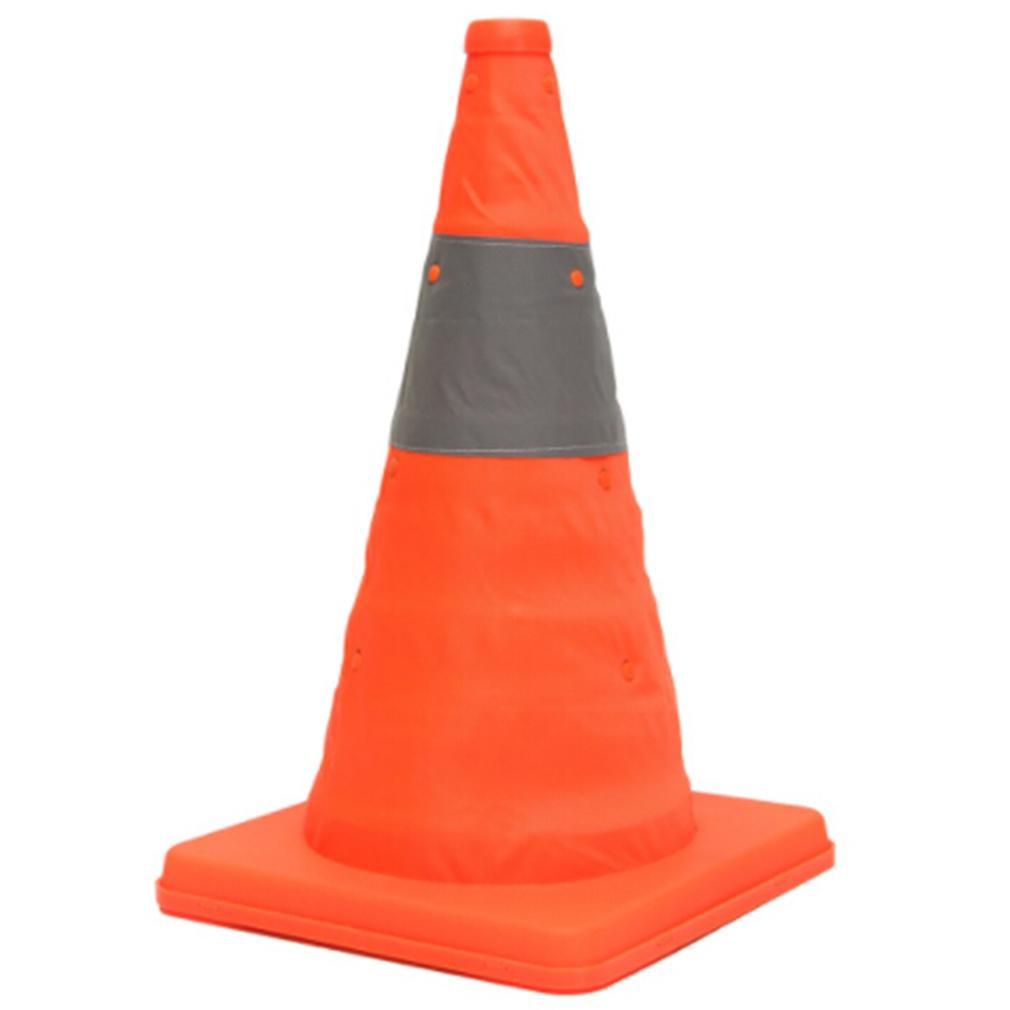 1PC Folding Collapsible Light Up Traffic Multi Purpose Pop Up Reflective Safety Cone