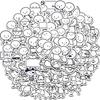 66PCS Q Version of Small Character Painting Stickers Cartoon Cafe Scrapbook Stationery Water DIY Bottle Laptop Decals Sticker
