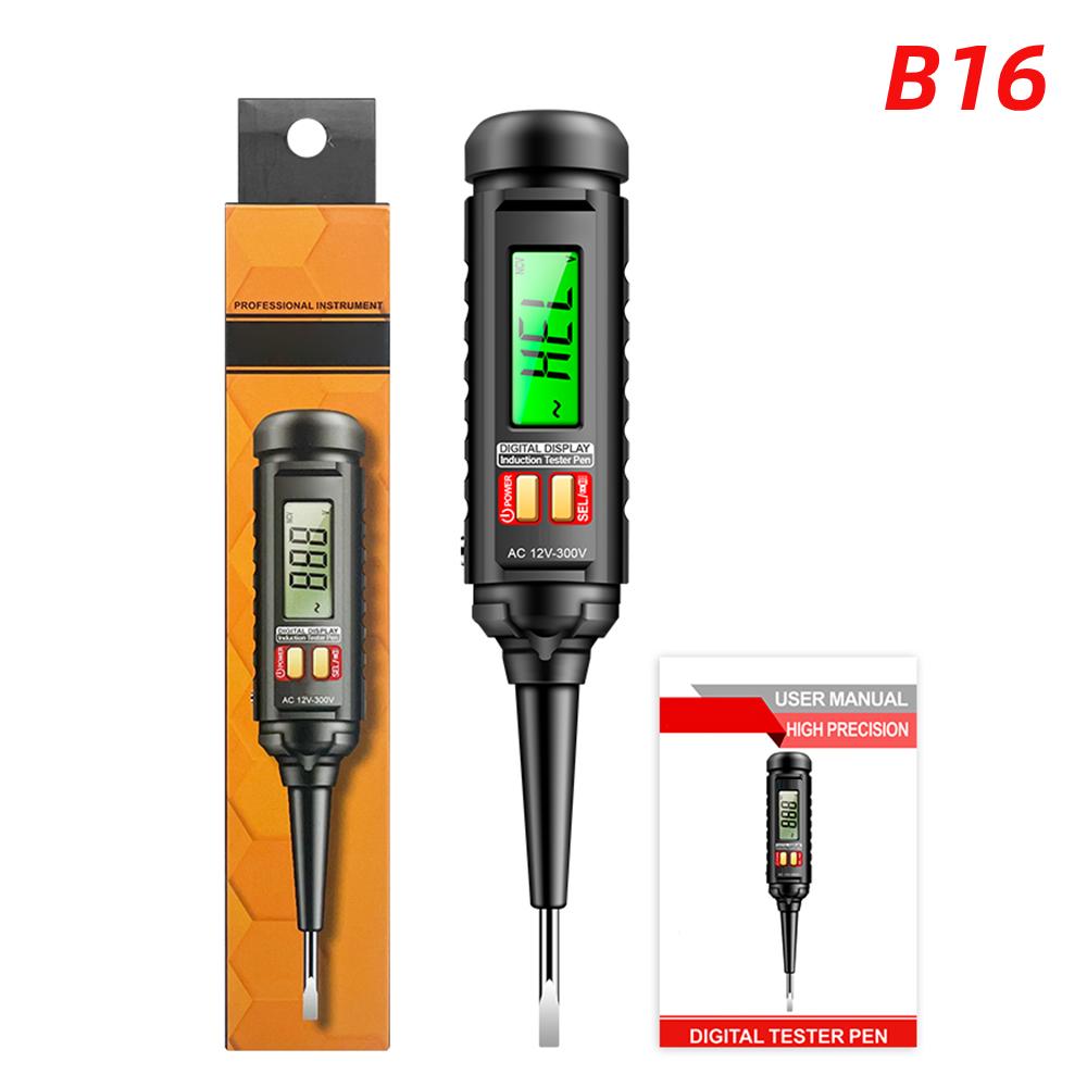 B15 B16 Test Pencil Digital Voltmeter Voltage Indicator Aneng ABS/Chrome Vanadium Steel Slotted Screwdriver Bits Volt Tester