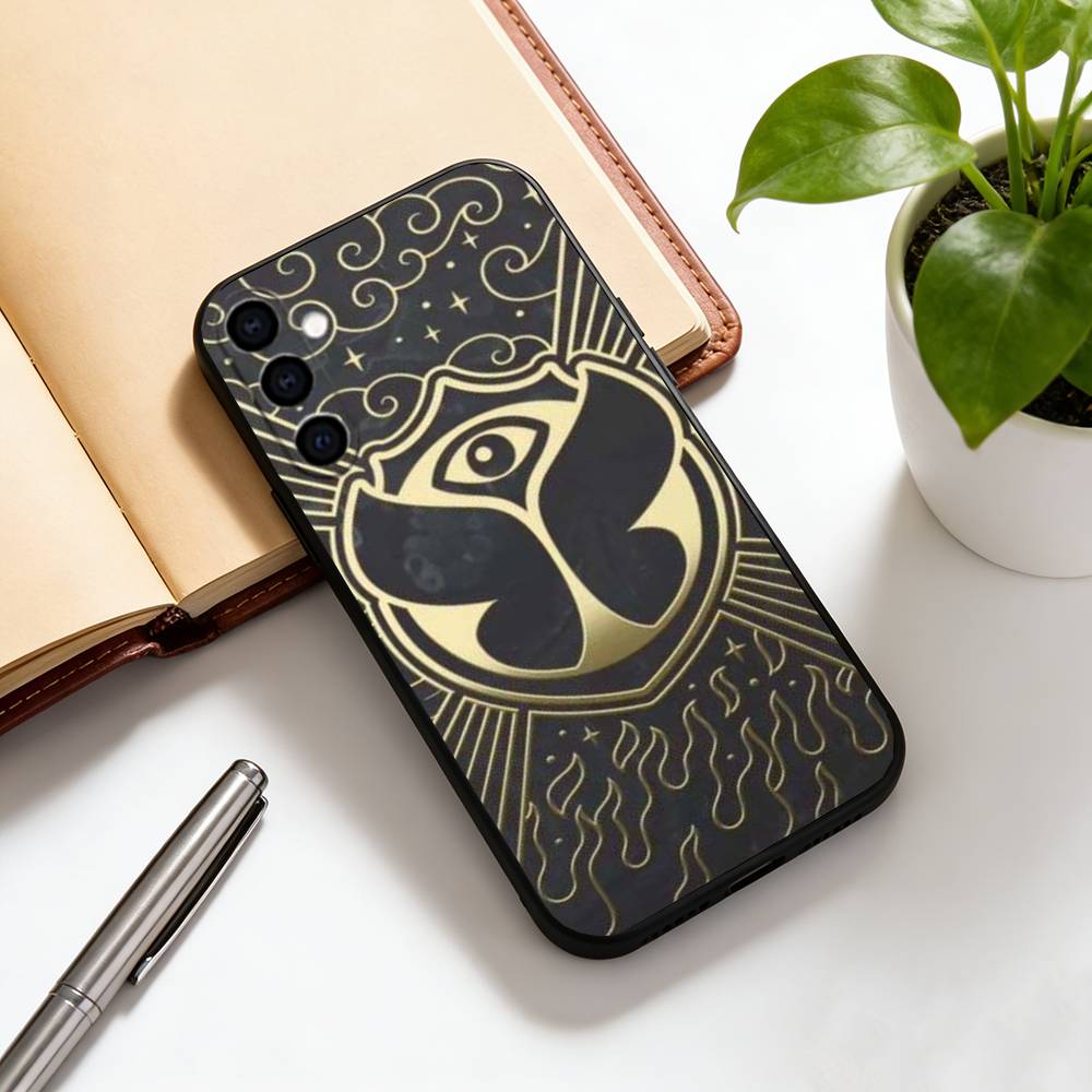 Чехол для телефона Tomorrowland для Samsung Galaxy A73, A72, A71, A70, A53, A52, A51, Другие Мягкий Черный Чехол