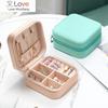 Drop Shipping Jewelry Organizer Display Travel Jewelry Case Boxes Travel Portable Jewelry Box Zipper Leather Storage Organizer
