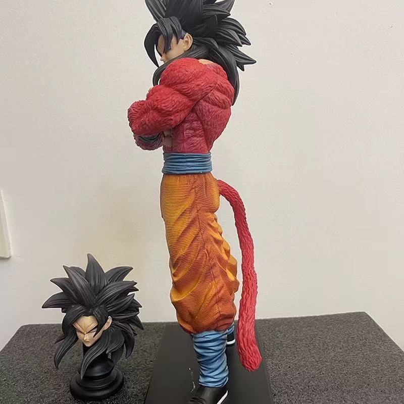 34СМ Фигурка Аниме Dragon Ball Сон Гоку Ssj4 Супер Сайян 4 Гоку Фигурка ПВХ Фигурки Действия Модель Игрушка для Детей Подарок
