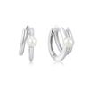 ANIA HAIE Duo Natural Freshwater Pearl 925 Silver Earrings E058-02H