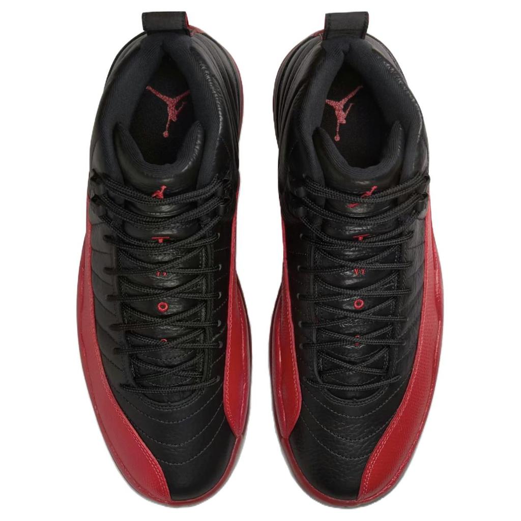 Кроссовки Air Jordan 12 Retro Flu Game 2025 Unisex Black Varsity-Red CT8013-002