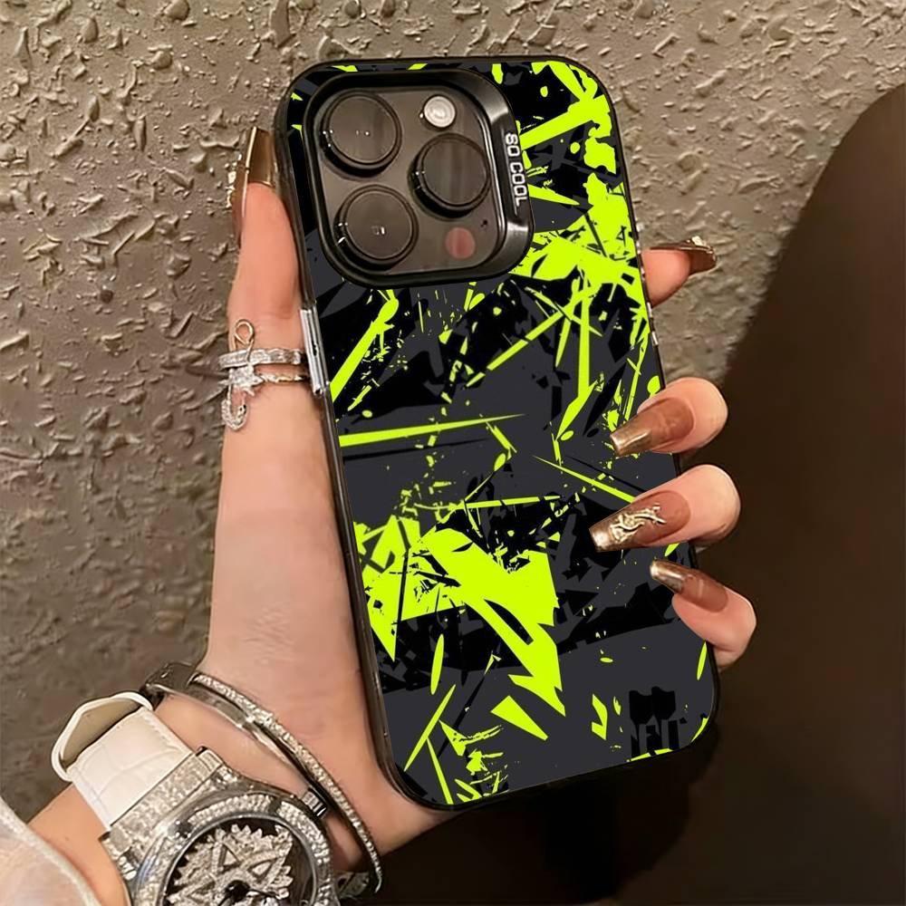G-Граффити Арт Крутая Вещь Чехол Для Телефона Для iPhone 17,16,15,14,13,12,11 Plus,Pro Max,XS,Красочный Серебристый Черный Чехол