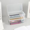 1Pcs School Stationery Supplies Pencil Case Large Capacity Storage Box Durable Plastic Pencil Box