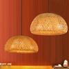 Hand-woven Lamp Shade Bamboo Pastoral Natural Lamp Hanging Cover Home Decor
