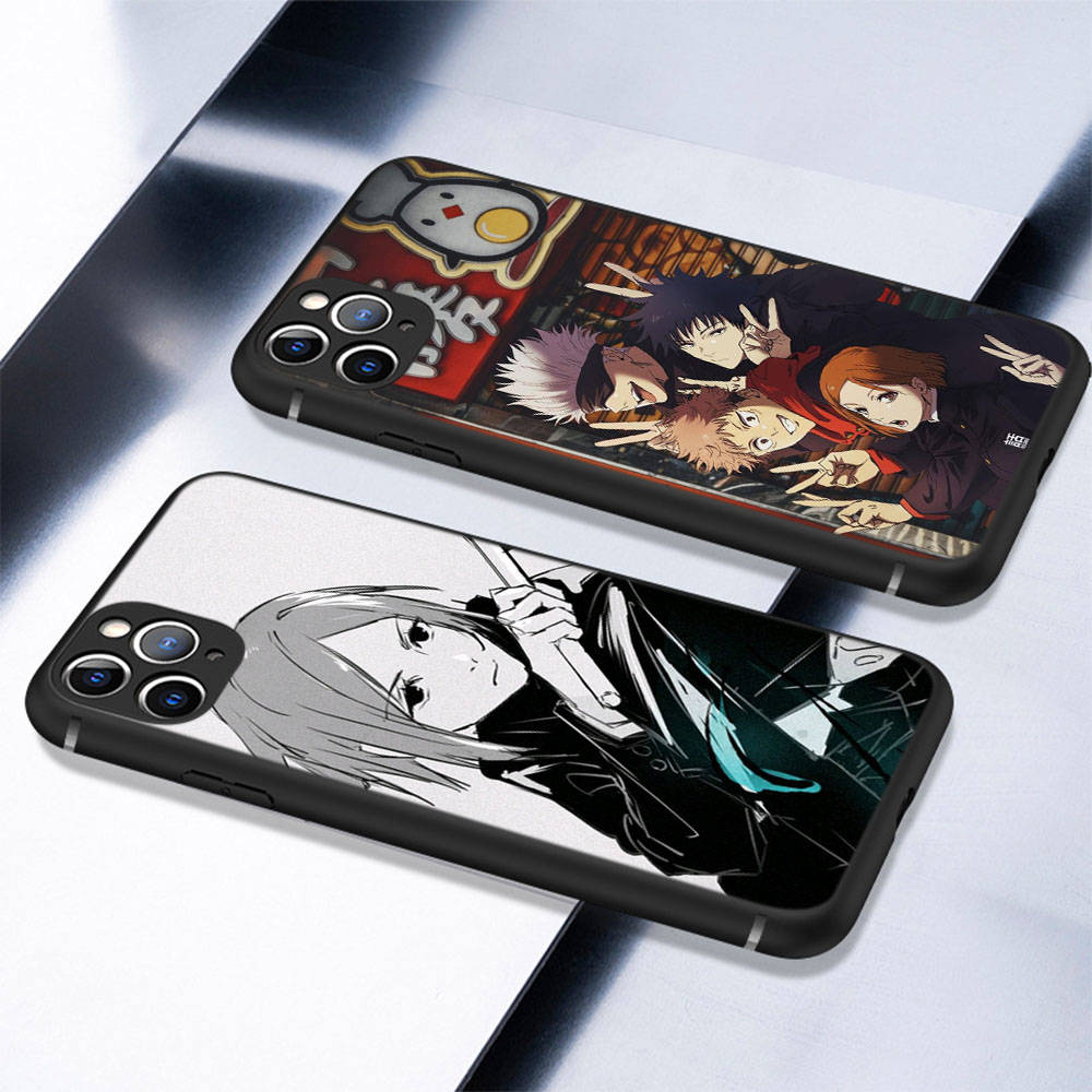 DT22 Jujutsu Kaisen Case for OPPO Reno 8 6 5 4 Pro Find X3 A17 A31 A38 A40 A53 A54 A55 A74 A76 A78 A77 A80 A94 A95 A96 Lite Black Soft Cover