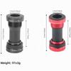 1.37x24T Каретка Bottom Bracket Дорожные Велосипеды Bottom Bracket Алюминиевый Сплав Горные Велосипеды Bottom Bracket 68-73мм Стальные Подшипники