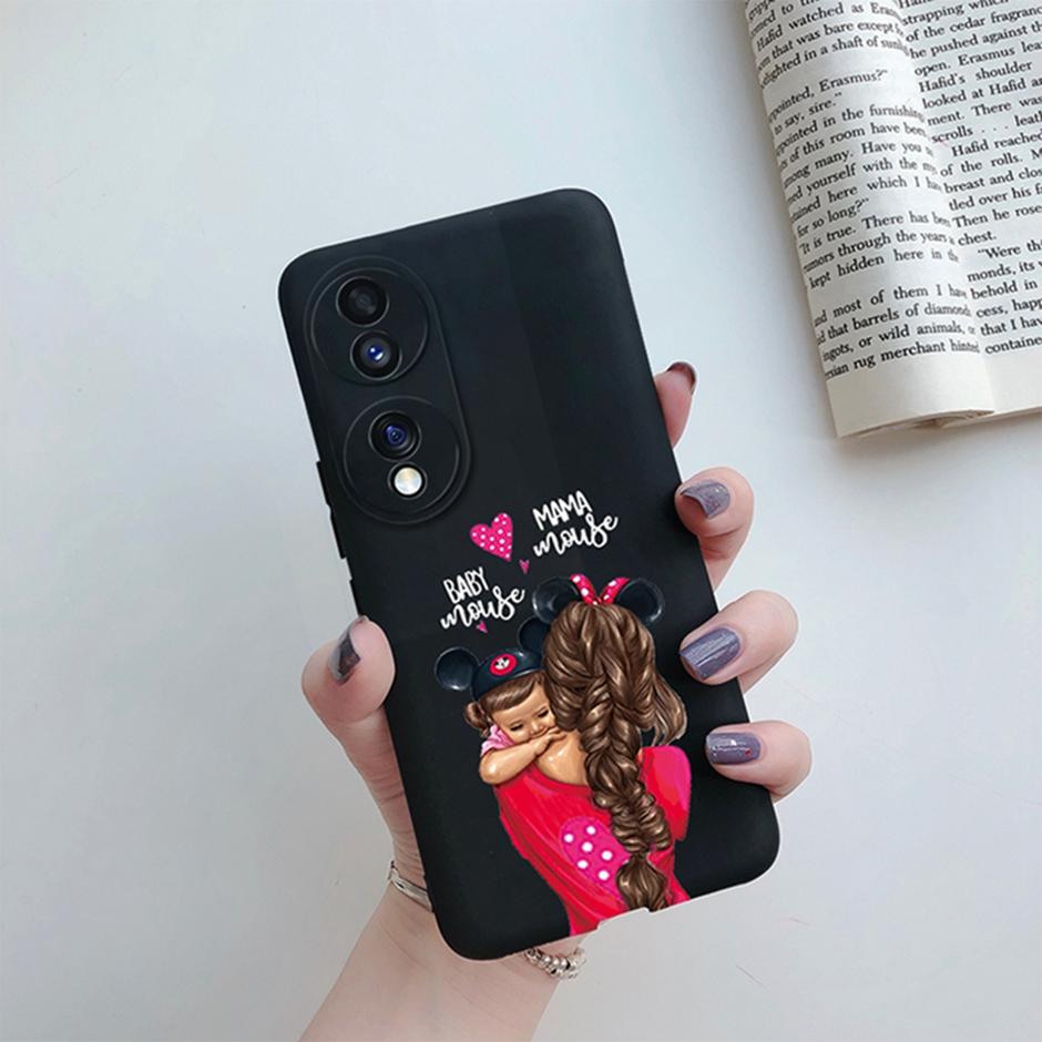 For Honor 70 Case Honor FNE-AN00 Back Cover Girl Painted Silicone Soft Shell Phone Cases for Huawei Honor 70 Coque Honor70 Funda