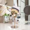 Hairpiece Holder Mannequin Stand Adjustable Base Height for Styling And Display