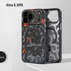 Модный Матовый Противоударный Чехол с Граффити для iPhone 17 Pro Max