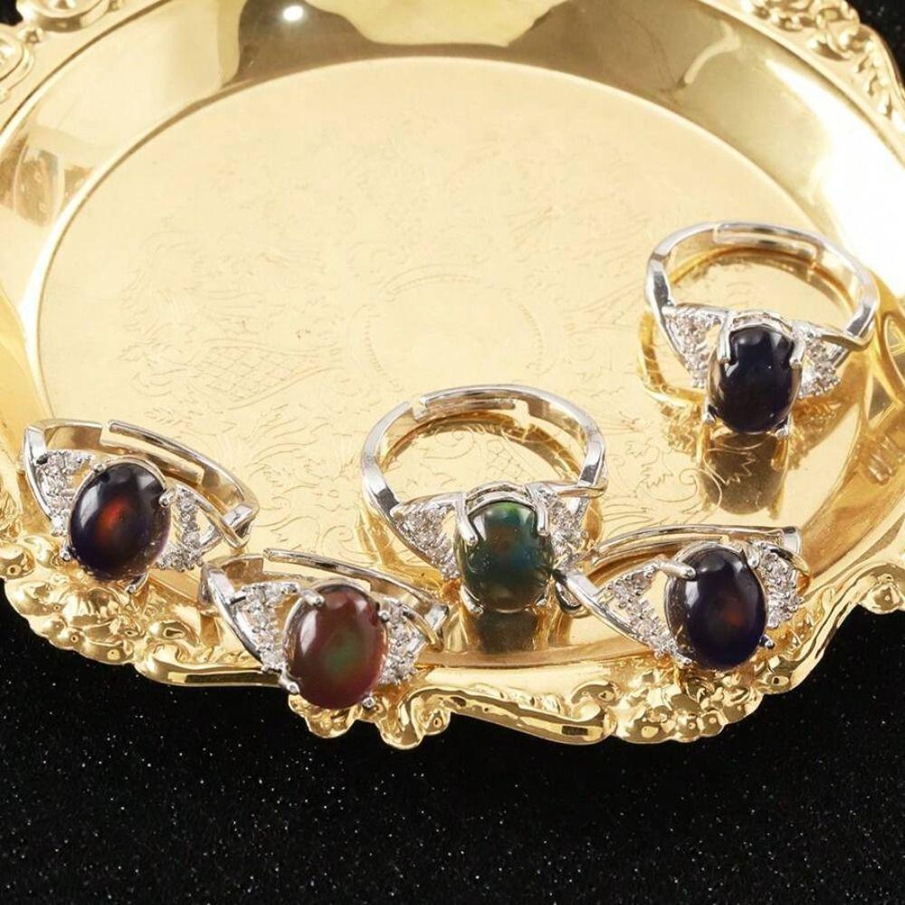 Temperature Control Color Changing Color Ring Moon Stone Color Changing Mood Ring Couples