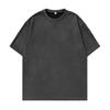 2025 Summer Men Short Sleeve Tees Men Women Vintage T-Shirt Loose Casual Basic Shirt O Neck Solid Color Oversized Tops