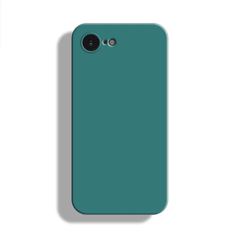 For iPhone 6 6S 6Plus Plus + 7 8 SE2 SE3 7Plus 8Plus SE2 SE3 SE4 SE 2025 16E Original Liquid Silicone Rubber Shockproof Bumper