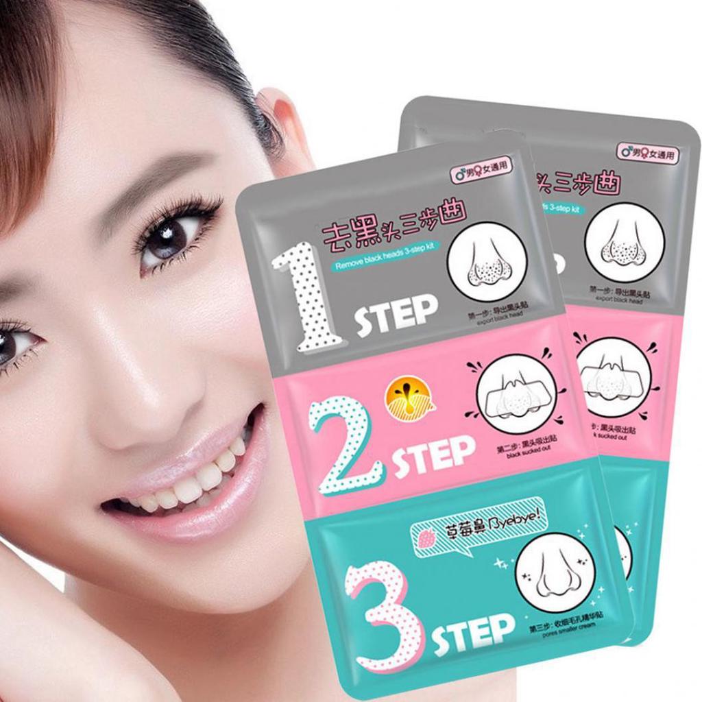 1 Bag Pig-nose Nose Mask Blackhead Pore Cleanser Face Care Cosmetic Beauty Tool Skin Care