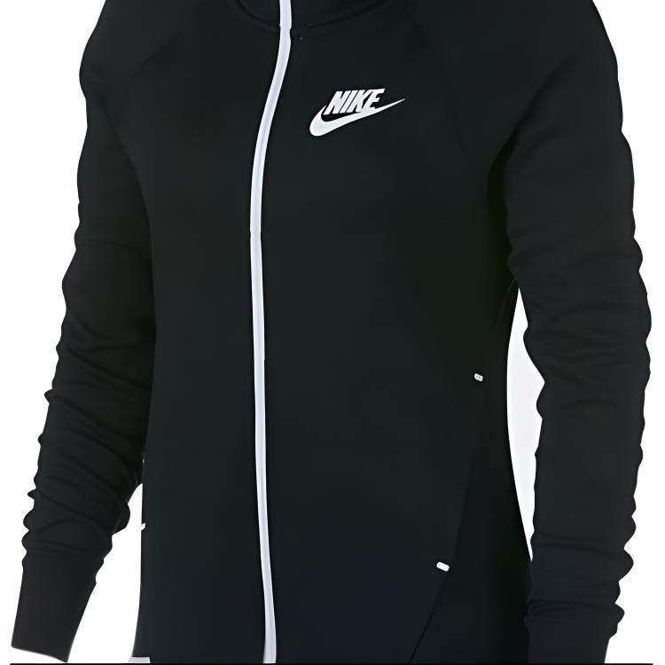 Nike Куртки Женские Черные С Капюшоном Умеренные Другое 930760-011