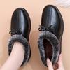 Winter Plus Velvet Cotton Shoes, Women's Winter Leather Shoes, Soft Sole, Warm, Middle-aged and Elderly Grandma, Non-slip Shoes for The Elderly