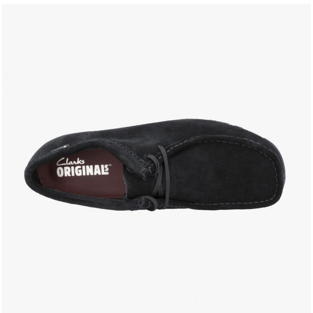 Clarks Wallabee Gtx Black Suede Loafer 26179251