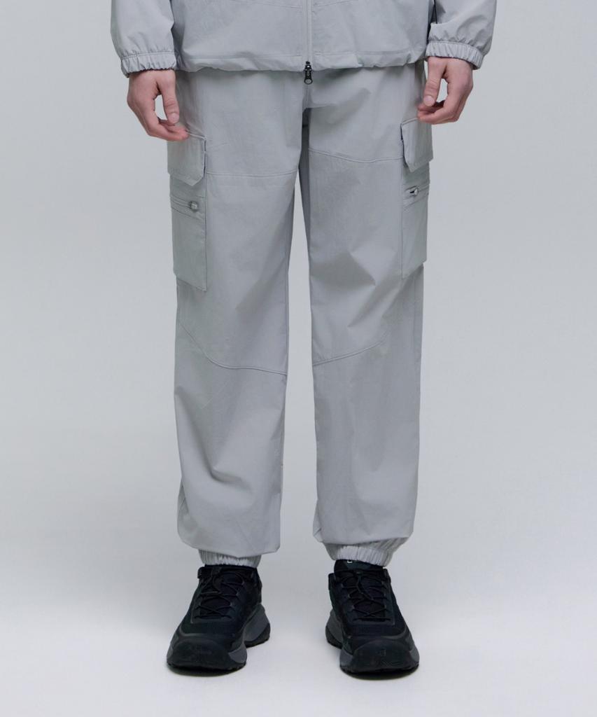 NATIONALGEOGRAPHIC N252Upt840 Lightweight Woven Jogger Pants Silver Grey