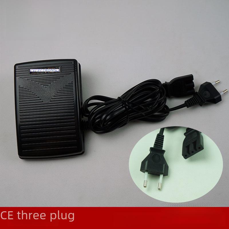 Педаль управления для многофункциональной швейной машины с тремя разъемами CE, европейская вилка 220 В/110 В, совместима с Singer