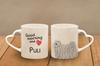 Puli, Hungarian Water Dog - cup with a dog, adorable cup with a heart-shaped handle, universal gift from the Art-Dog brand