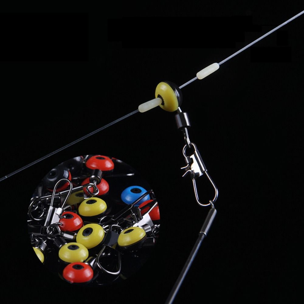 Stops Accessories Fishing Tackle Space Beans Swivel Feeder Beads Fishing Float Link Swivels Float