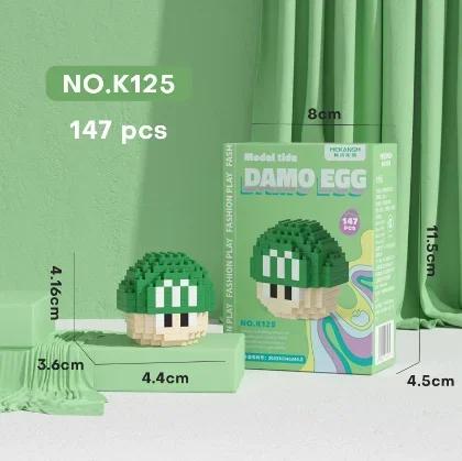 Стич ЛинаБелл Хелло Китти Sanrio Строительные Блоки Damo Яйцо Мультяшные Фигурки Кирпичики Детские Конструкторы Модель Подарок