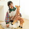 Realistic Giraffe Plush Toy Standing Soft Fluffy Stuffed Animal Plushie Kids Comfort Doll Home Decoration Girlfriend Birthday Gift