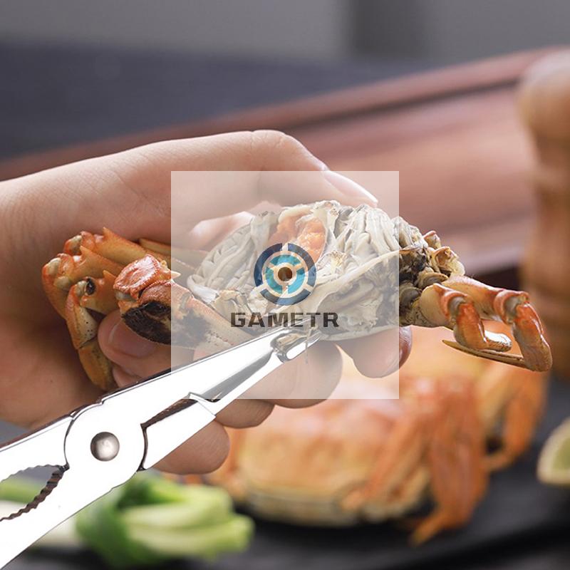 1 шт. Набор инструментов для разделки крабового мяса, морепродуктов: щипцы для крабов, шипцы, ложки, плоскогубцы из нержавеющей стали, зажим для лобстера