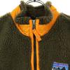 Patagonia Однотонный логотип двухцветный Без рукавов Флис Лучший Детский Б/У