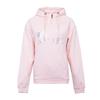 Women's Plain Zip-up Sweatshirt with Silver Logo and Hood