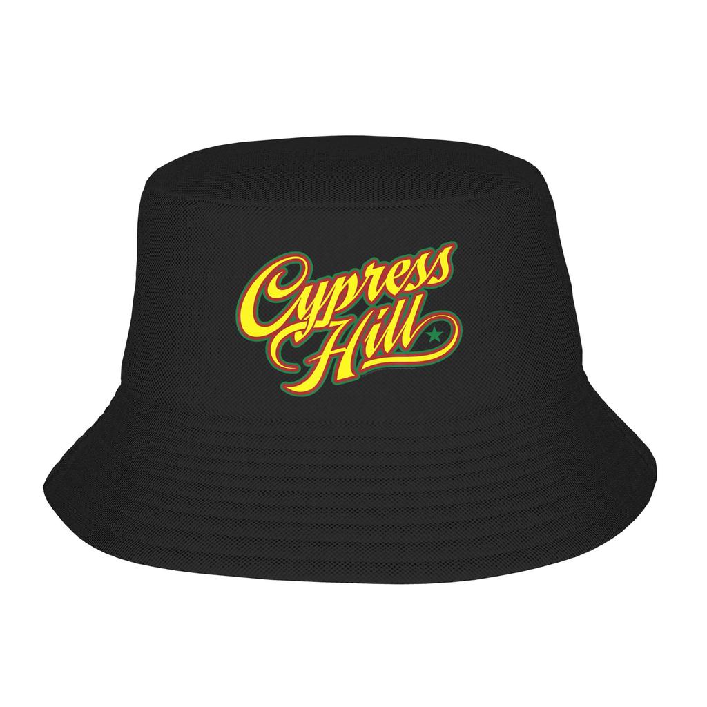 Кепка-ведро Cypress Hill Black Sunday для женщин Рыбацкие шапки Классические пляжные дорожные кепки Личность Наружный узор Солнцезащитные шляпы