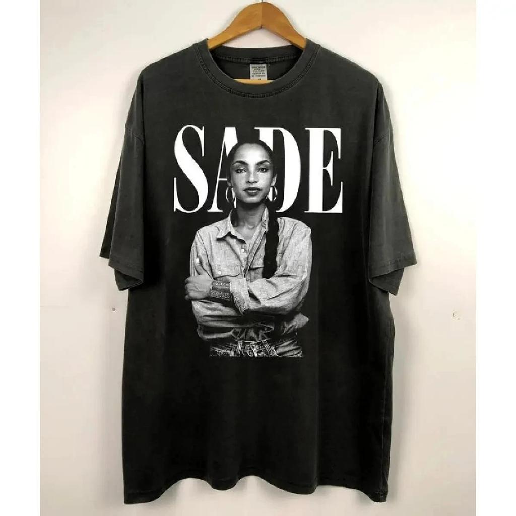 Винтажная футболка Sade 90-х, Футболка свитшот SADE Tour, Футболка для фаната поп-музыки Sade, Грустный