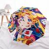 1pc Moon Princess Durable Cartoon Folding Umbrella, Portable Compact Umbrella for Men and Women I063
