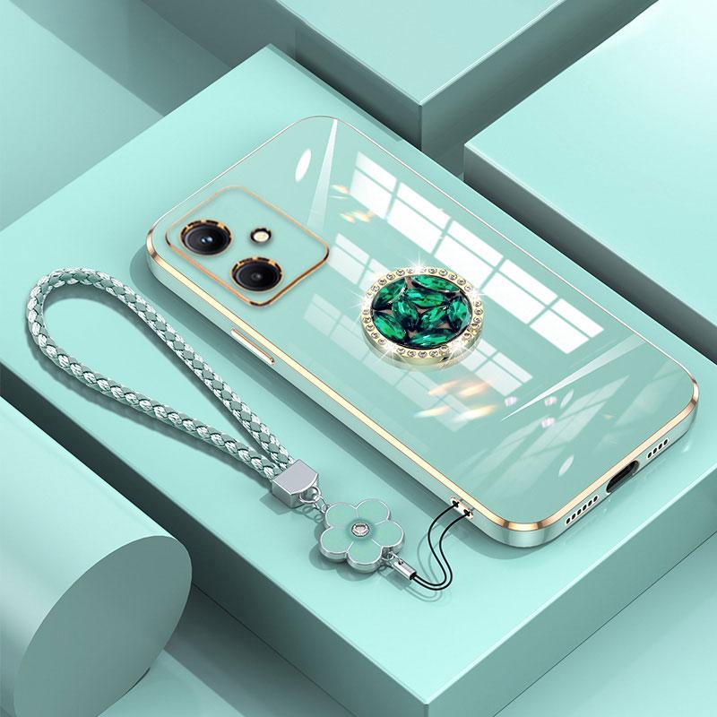 Чехол Moto G 54 84 53 с ремешком, роскошный чехол с бриллиантовым держателем для Motorola Moto G84 G54 5G G23 G13 G53 G73 G42 Чехлы-чехлы G42 Подставка с кольцом