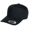 Casquette Snapback Flexfit 5-Panel Curved Classic - Noir