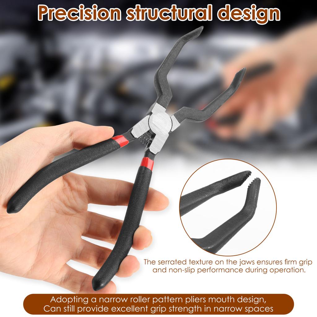 Electrical Connector Pliers Car Fuel Line Disconnect Tools Electrical Disconnect Pliers with Anti-slip Grip for Automotive Truck